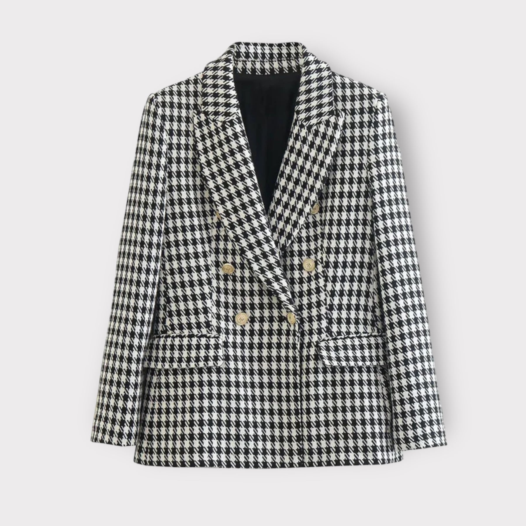 Blazer Xadrez Heart Tweed